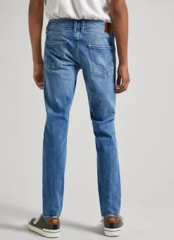Men Pepe Jeans Finsbury Skinny Fit Low-Rise Jeans