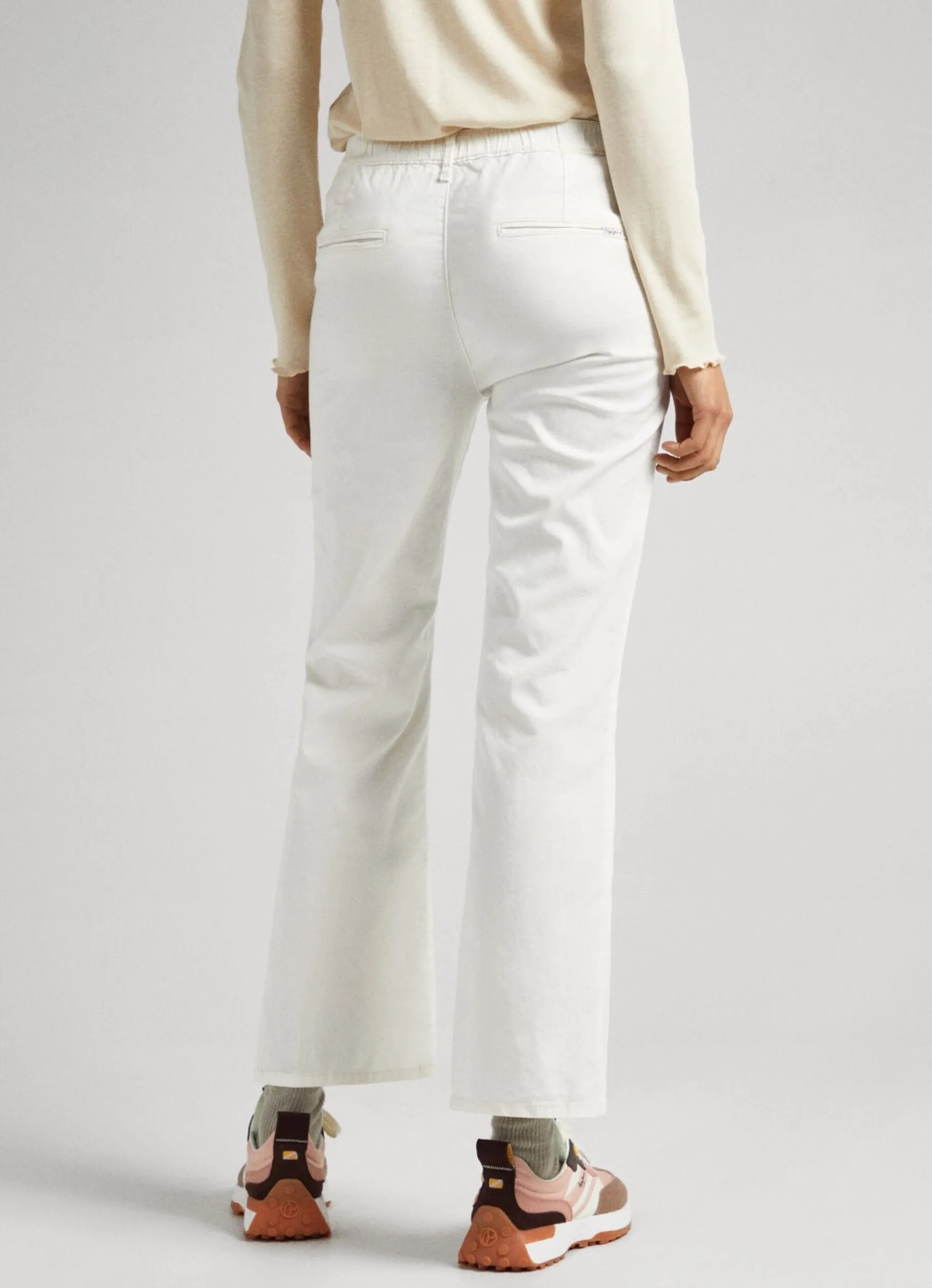 Women Pepe Jeans Flare Fit Chino Trousers