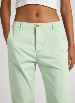 Women Pepe Jeans Flare Fit Chino Trousers