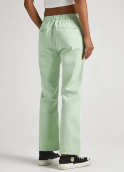 Women Pepe Jeans Flare Fit Chino Trousers