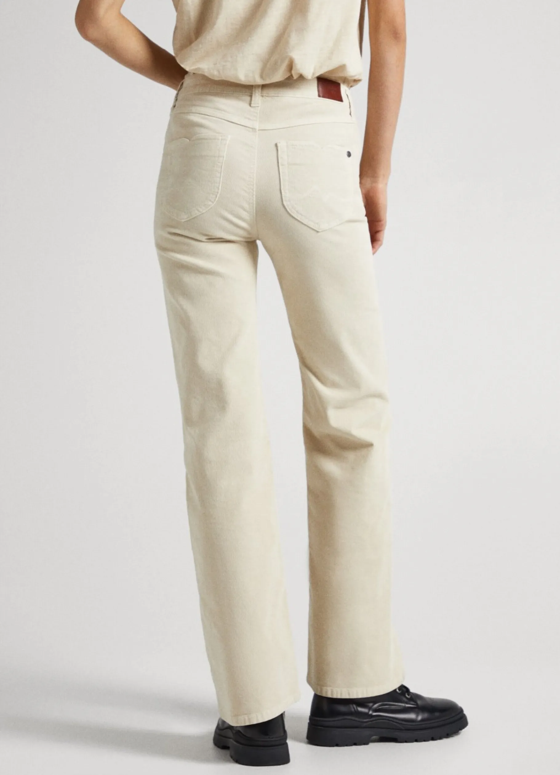 Women Pepe Jeans Flared Corduroy Trousers