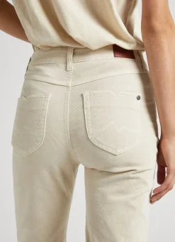 Women Pepe Jeans Flared Corduroy Trousers