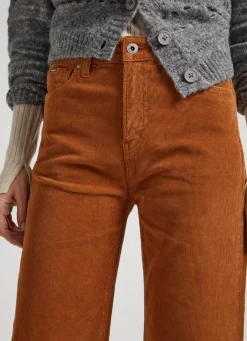 Women Pepe Jeans Flared Corduroy Trousers