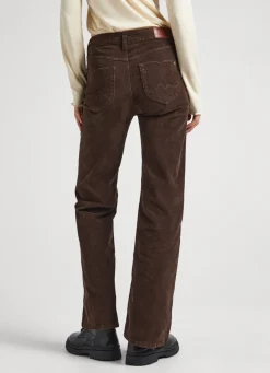 Women Pepe Jeans Flared Corduroy Trousers