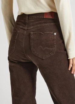 Women Pepe Jeans Flared Corduroy Trousers