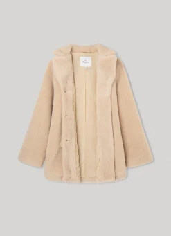 Girl Pepe Jeans Fleece Coat