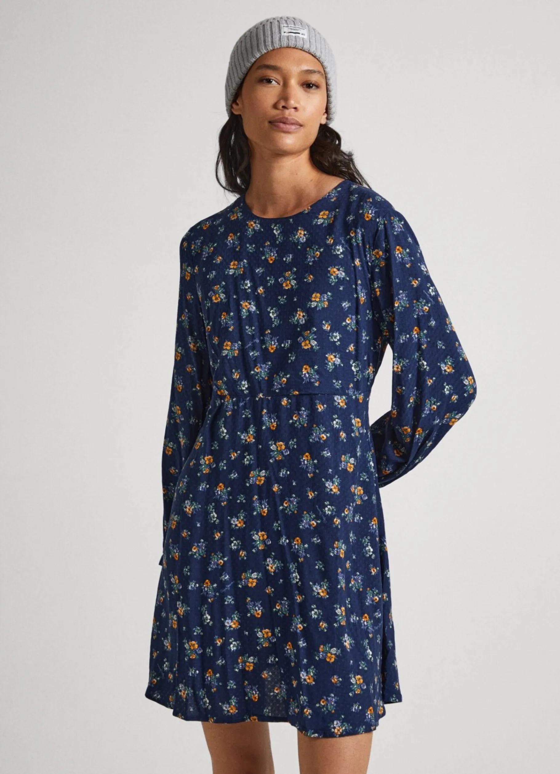 Women Pepe Jeans Floral Dobby Dress