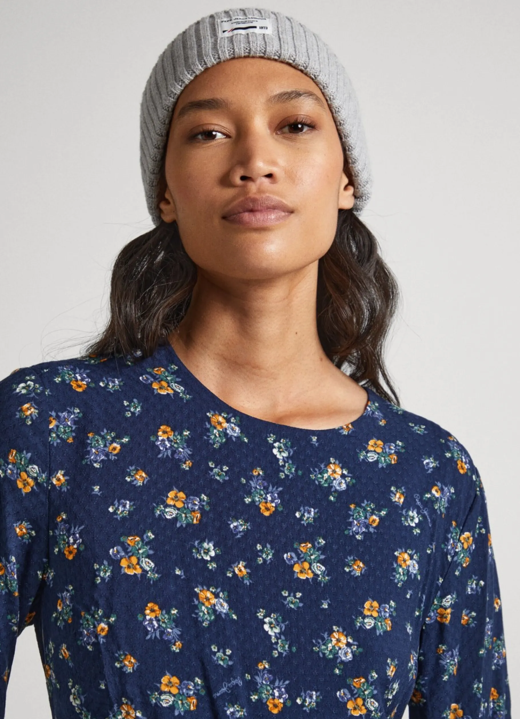 Women Pepe Jeans Floral Dobby Dress