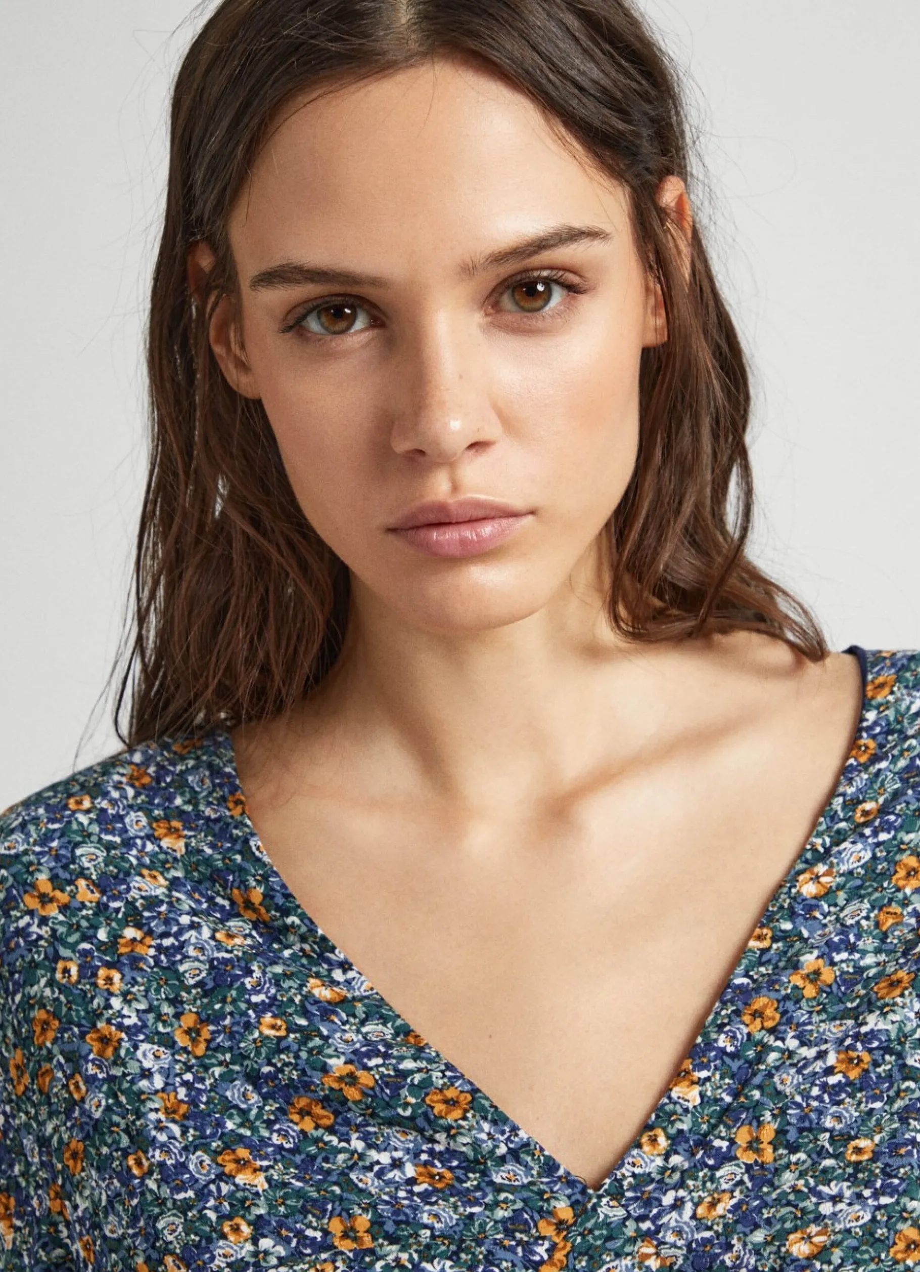 Women Pepe Jeans Floral Dobby Dress