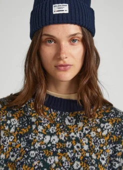 Women Pepe Jeans Floral Jacquard Knit