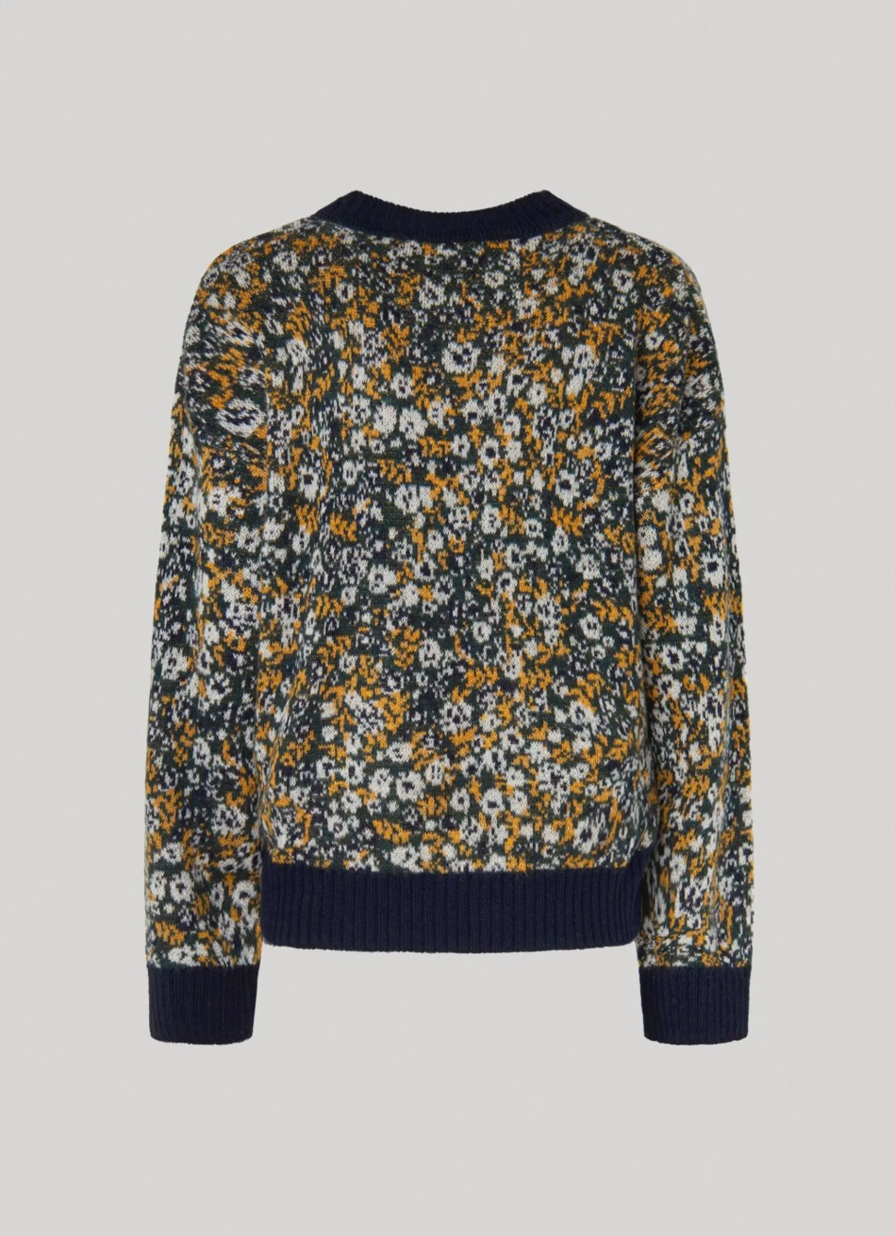 Women Pepe Jeans Floral Jacquard Knit
