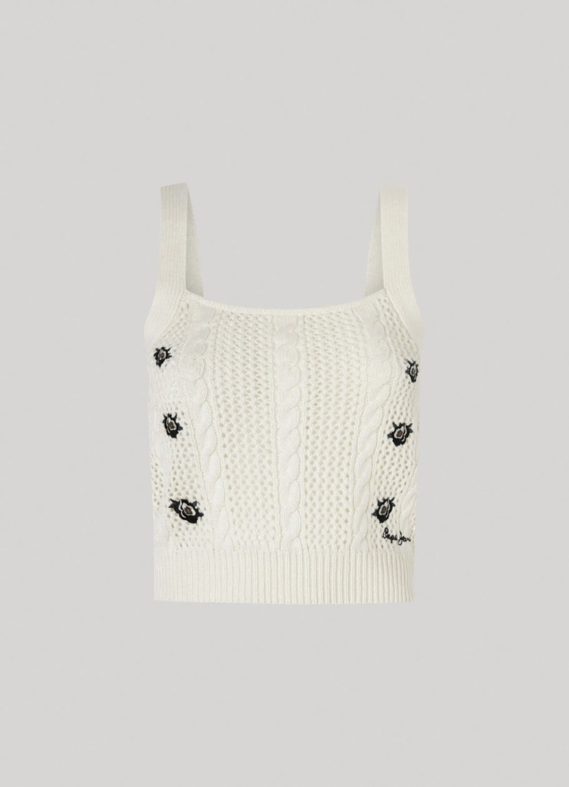 Women Pepe Jeans Floral Knit Top