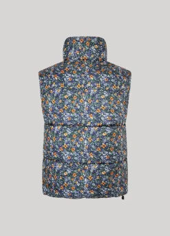 Women Pepe Jeans Floral Padded Waistcoat