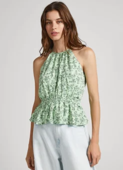 Women Pepe Jeans Floral Print Blouse
