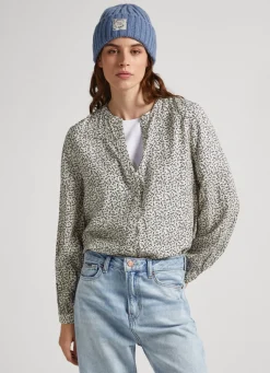 Women Pepe Jeans Floral Print Blouse