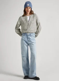 Women Pepe Jeans Floral Print Blouse