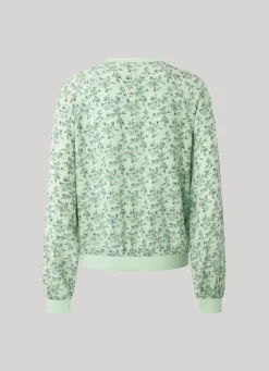 Women Pepe Jeans Floral Print Bomber Jacket