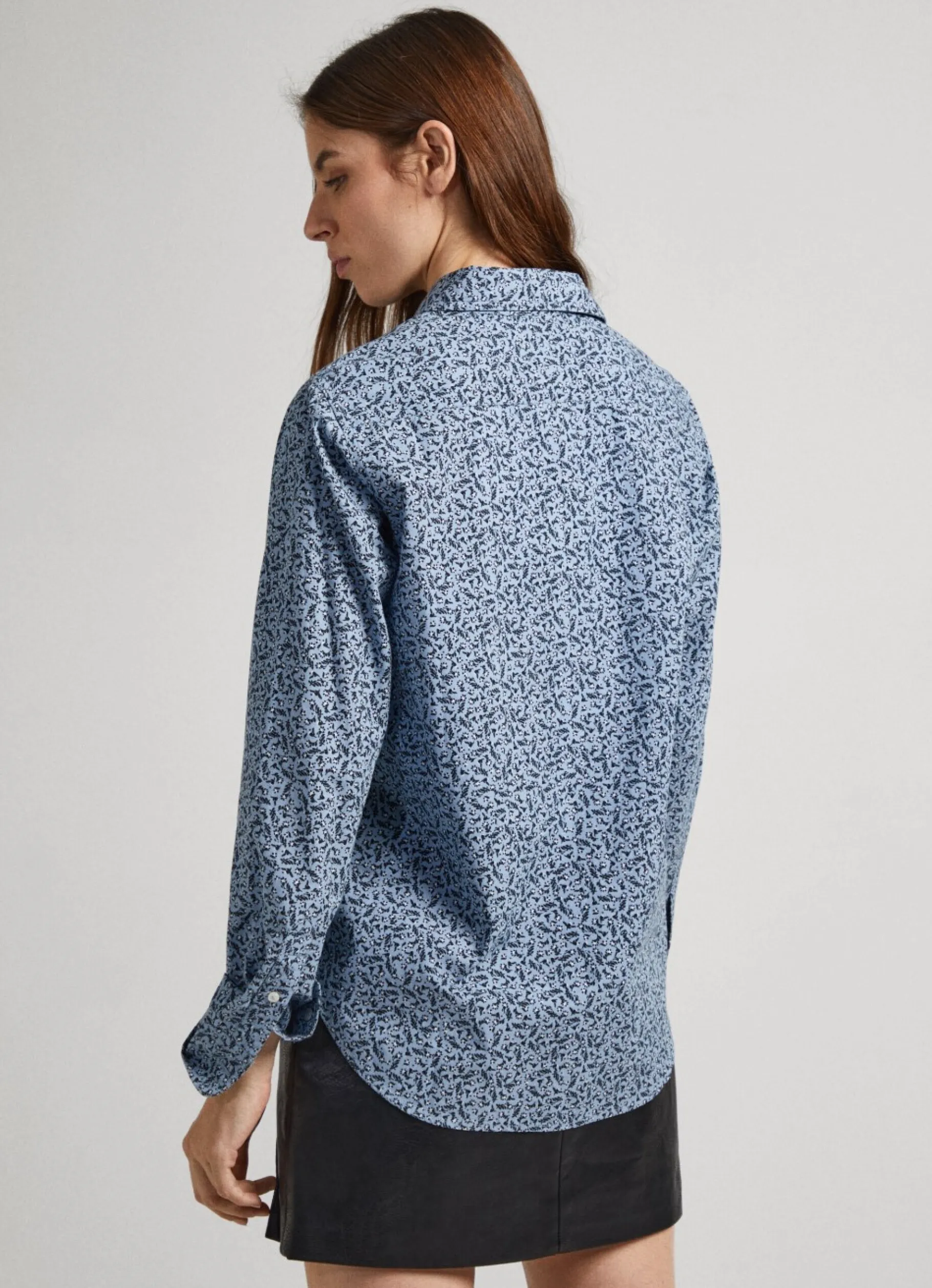Women Pepe Jeans Floral Print Cotton Shirt