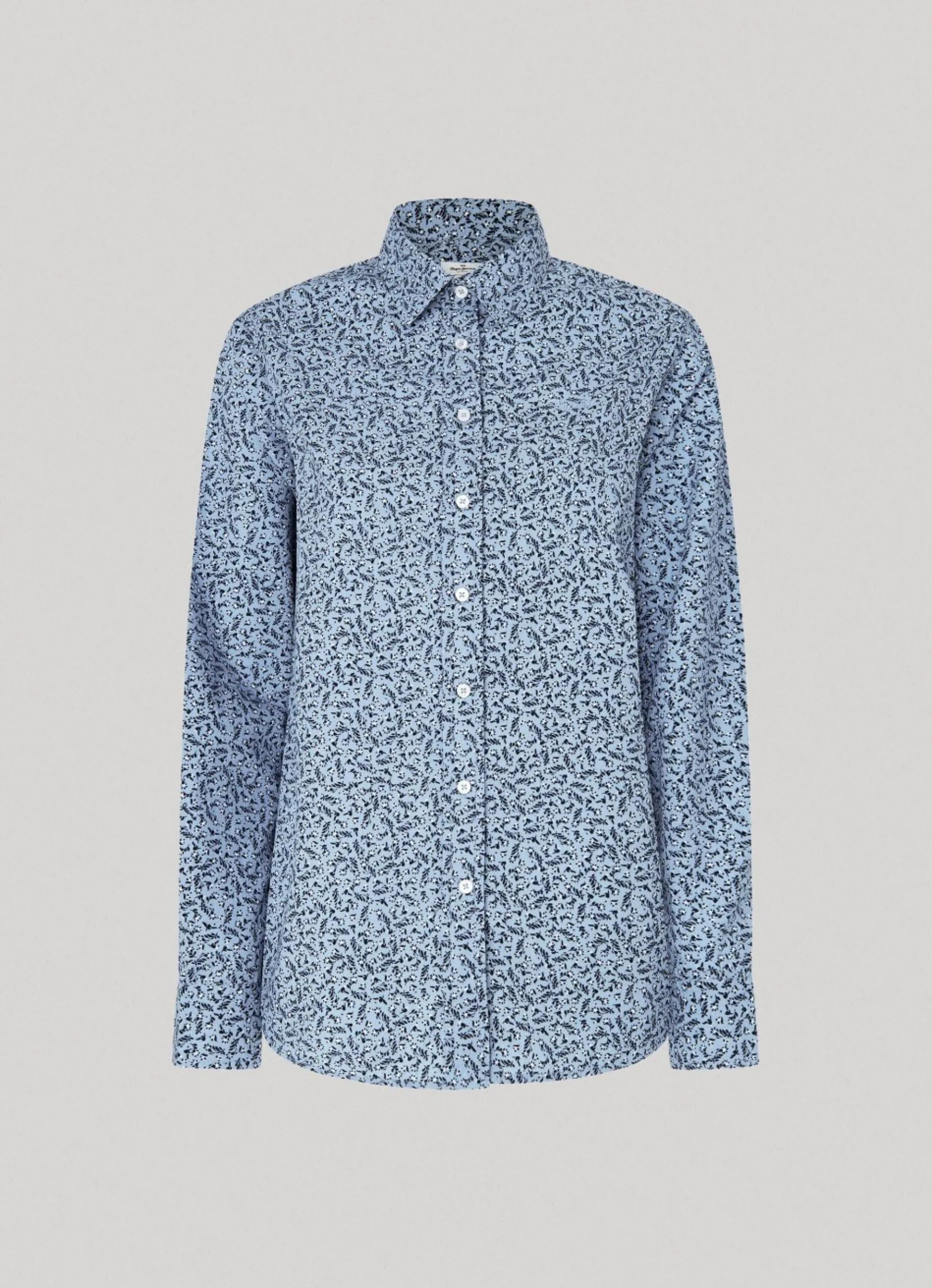 Women Pepe Jeans Floral Print Cotton Shirt