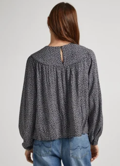 Women Pepe Jeans Floral Print Dobby Blouse