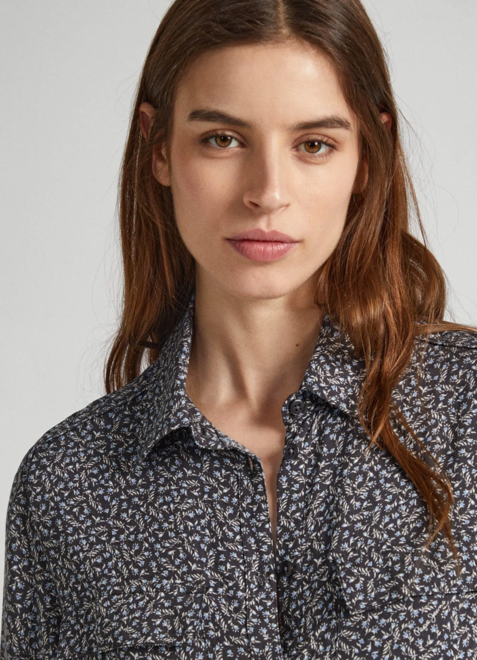 Women Pepe Jeans Floral Print Dobby Dress