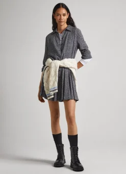 Women Pepe Jeans Floral Print Dobby Dress