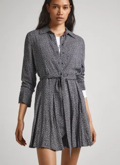 Women Pepe Jeans Floral Print Dobby Dress
