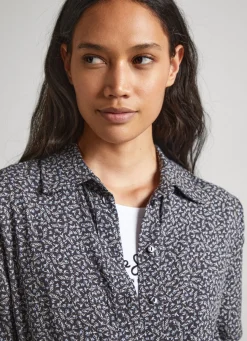 Women Pepe Jeans Floral Print Dobby Dress