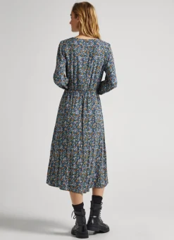 Women Pepe Jeans Floral Print Dobby Dress
