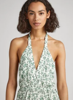Women Pepe Jeans Floral Print Jumpsuit