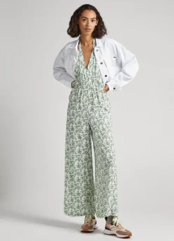 Women Pepe Jeans Floral Print Jumpsuit