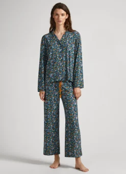 Women Pepe Jeans Floral Print Pajama Set