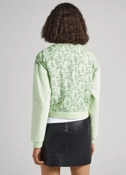 Women Pepe Jeans Floral Print Sweatshirt