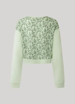 Women Pepe Jeans Floral Print Sweatshirt