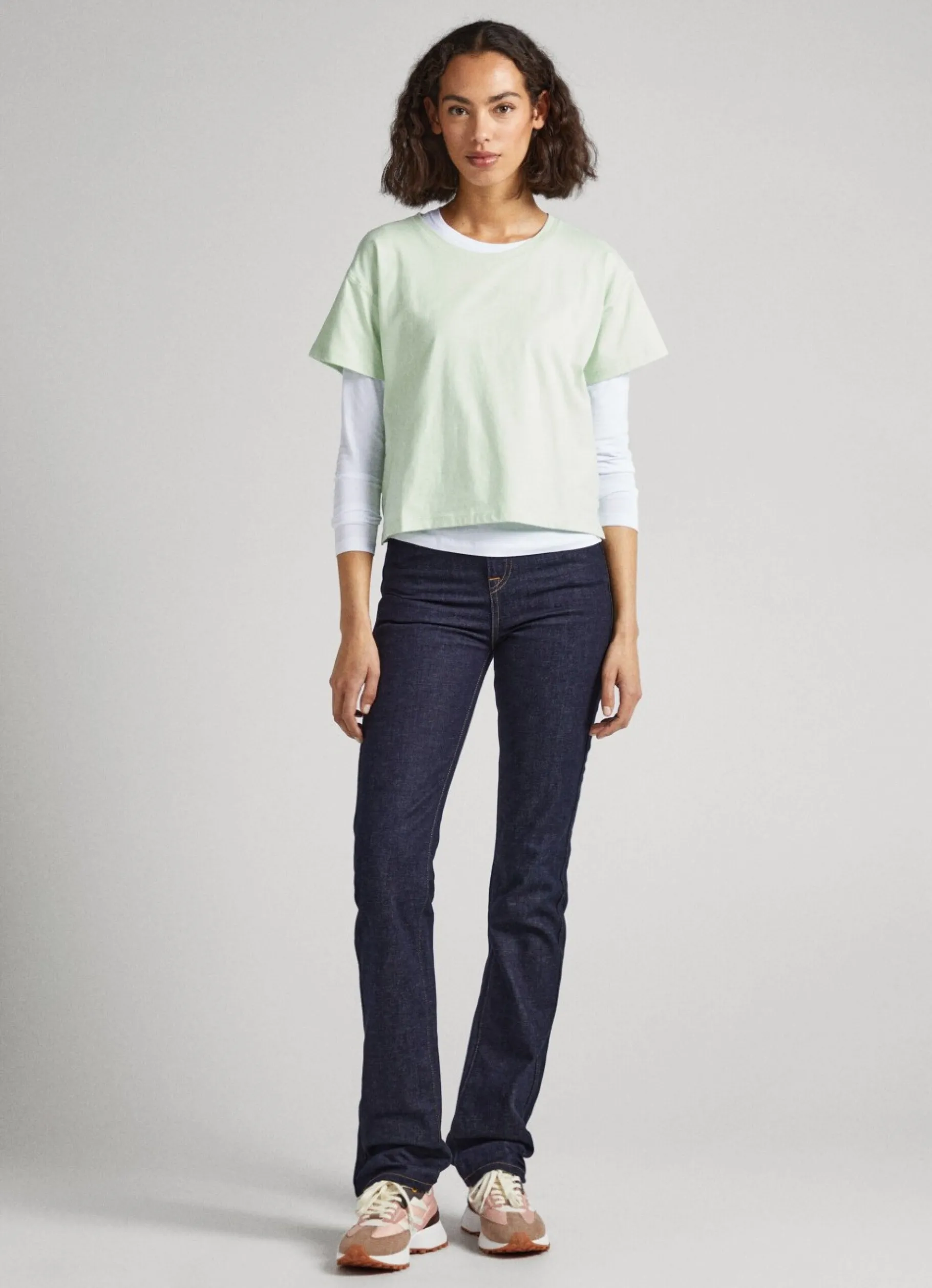 Women Pepe Jeans Floral Print T-Shirt