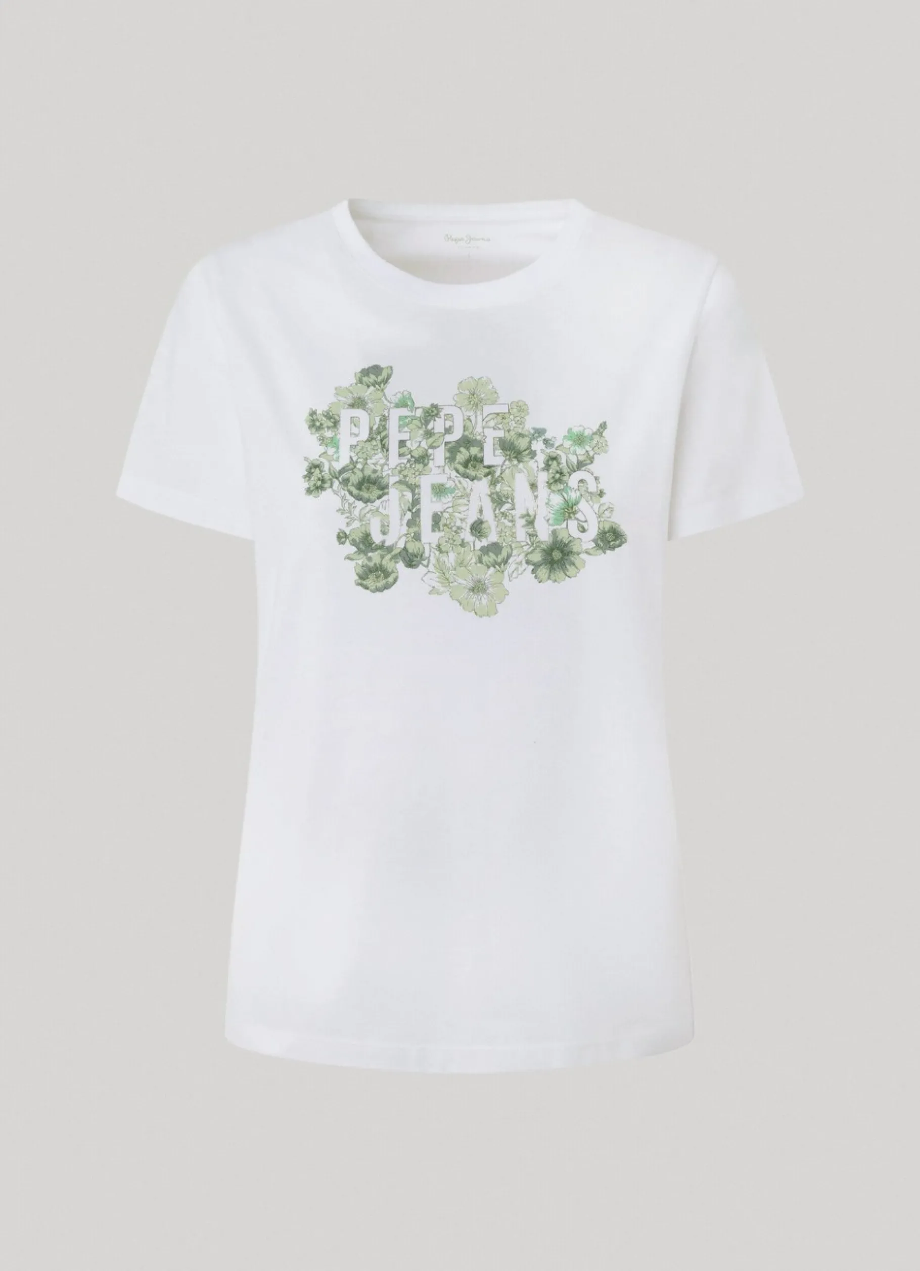 Women Pepe Jeans Floral Print T-Shirt