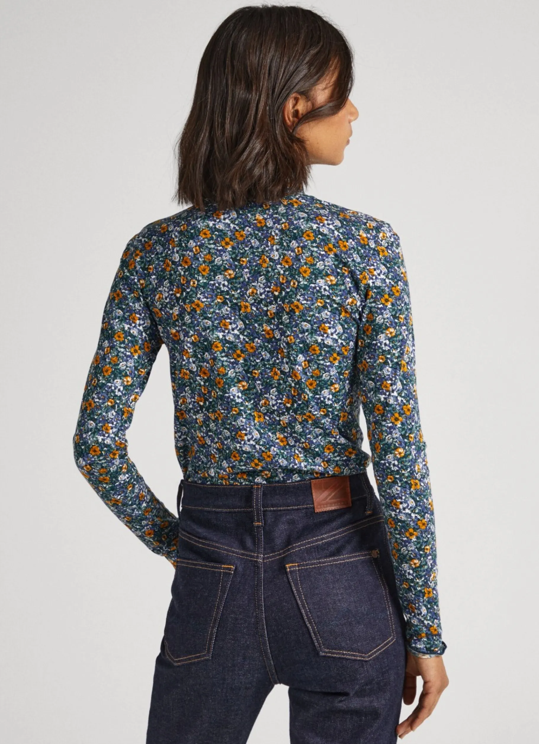 Women Pepe Jeans Floral Print T-Shirt