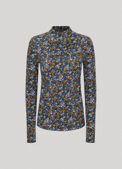 Women Pepe Jeans Floral Print T-Shirt