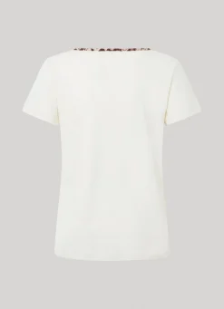 Women Pepe Jeans Flowing V-Neck T-Shirt
