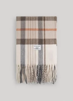 Women Pepe Jeans Fluid Fabric Check Scarf