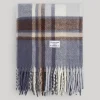 Women Pepe Jeans Fluid Fabric Check Scarf