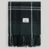 Men Pepe Jeans Fluid Fabric Check Scarf