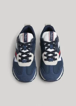 Boy Pepe Jeans Forest Print Combined Trainers