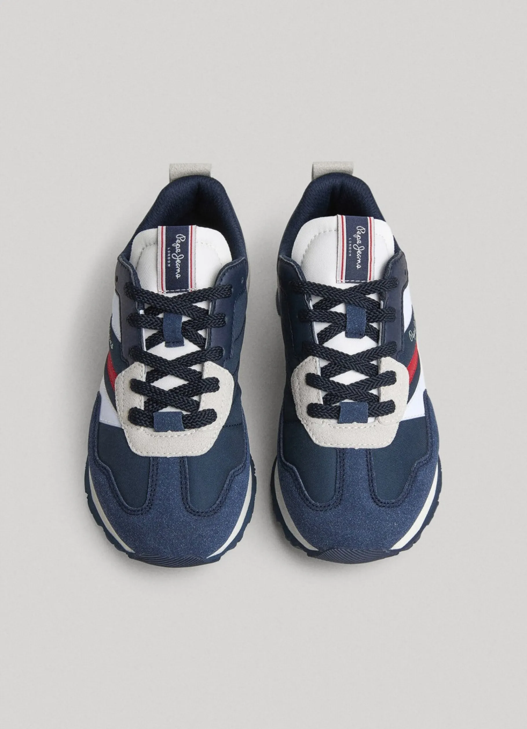 Boy Pepe Jeans Forest Print Combined Trainers