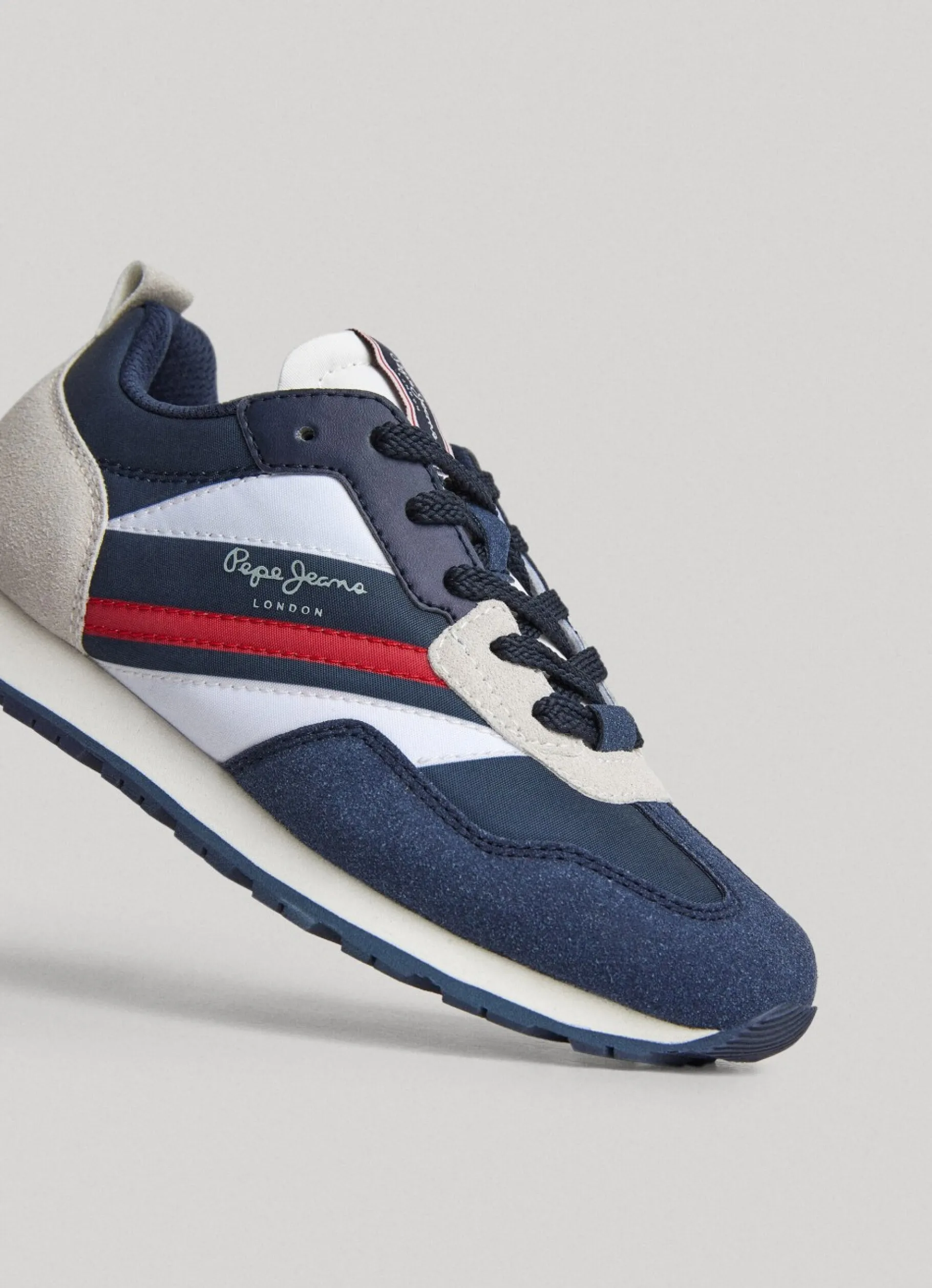 Boy Pepe Jeans Forest Print Combined Trainers