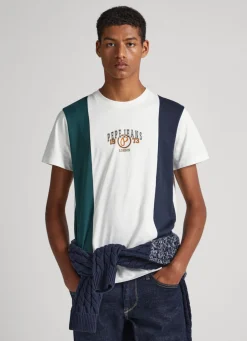 Men Pepe Jeans Front Panel T-Shirt