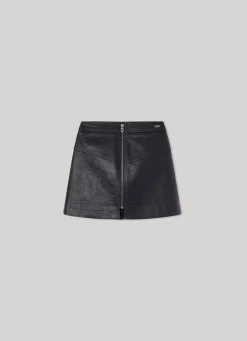 Girl Pepe Jeans Front Zip Skirt