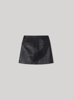 Girl Pepe Jeans Front Zip Skirt