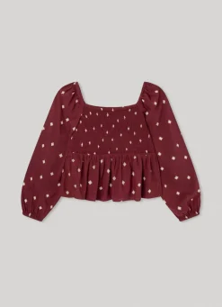 Girl Pepe Jeans Gathered Detail Top