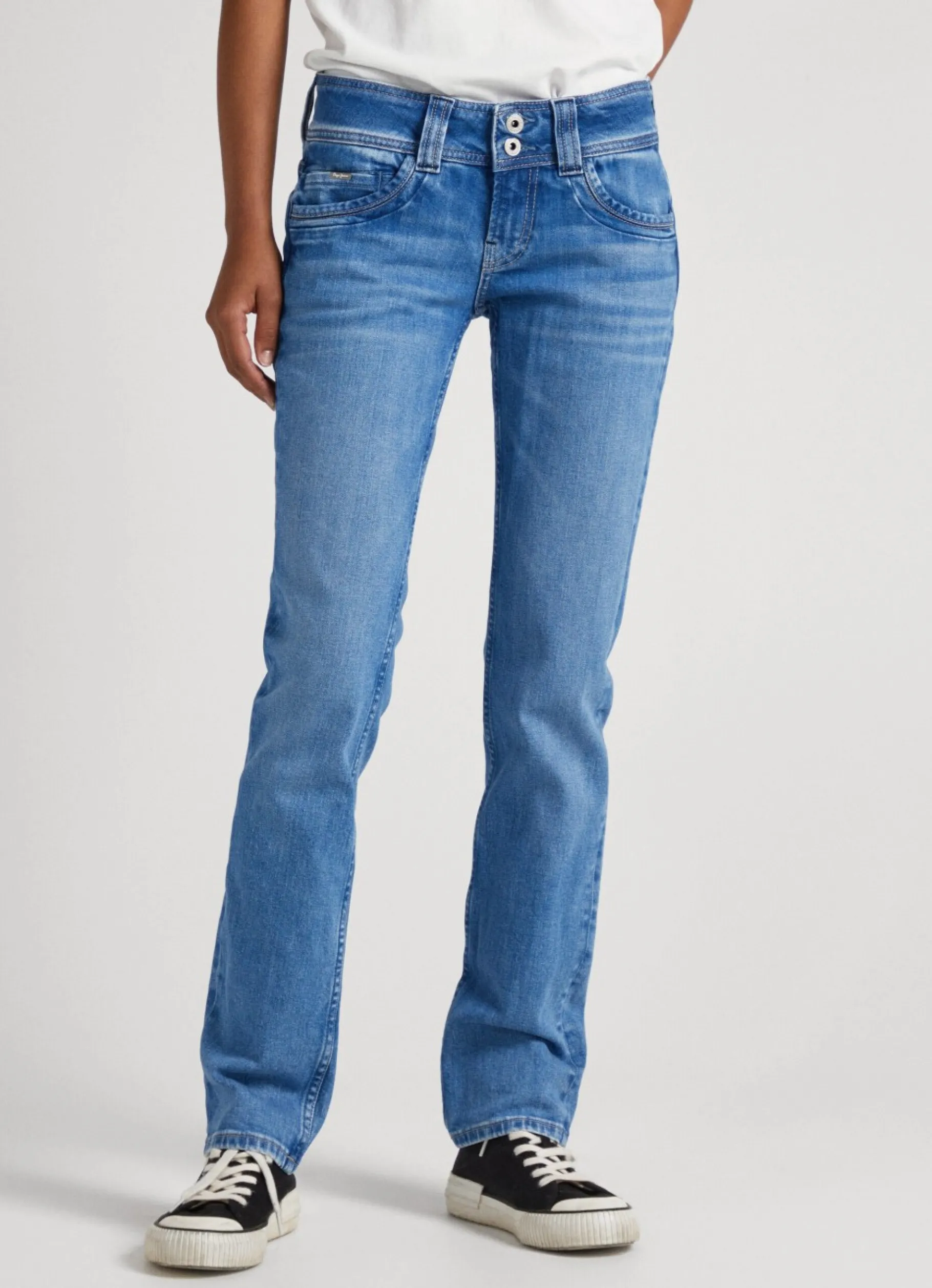 Women Pepe Jeans Gen Regular Fit Mid-Rise Jeans